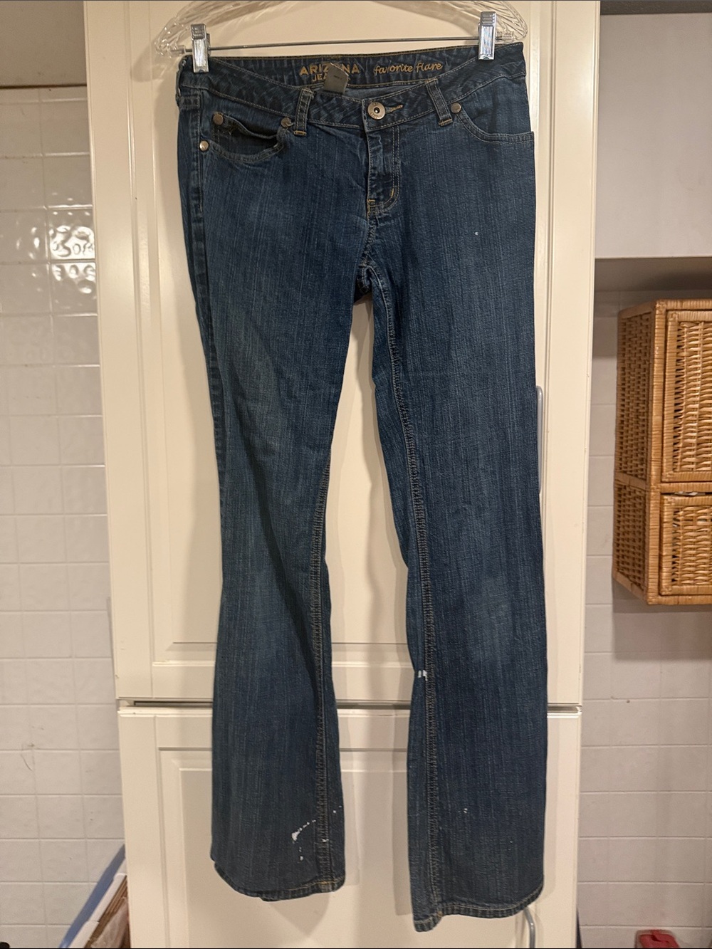 Arizona Jean co Women's Dark Blue Bootcut Jeans size 9 long 7:22